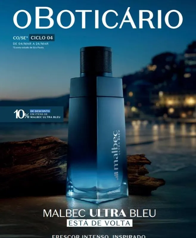Imagem da campanha MALBEC UTRA BLEU