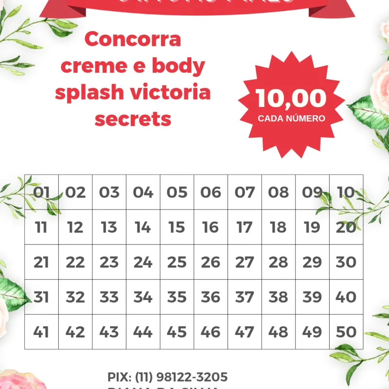 Imagem da campanha creme e body splash victoria secrets