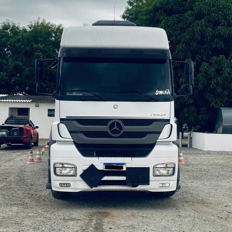 Imagem da campanha MB axor 2544+carreta 9 eixo