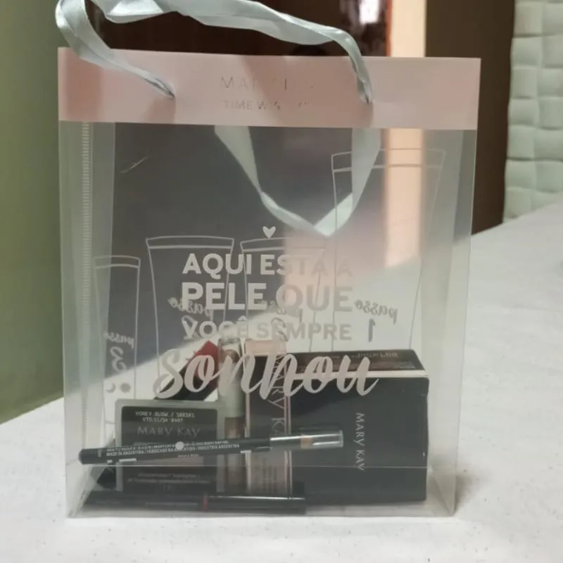 Imagem da campanha Rifa de um kit de maquiagem da Mary Kay