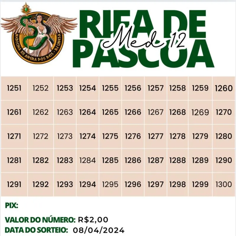 Imagem da campanha RIFA DE PASCOA