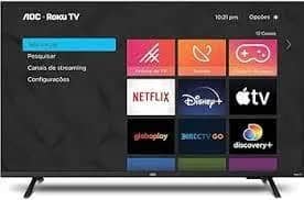Imagem da campanha SMART TV LED 32'' AOC ROKU TV