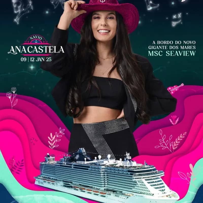 Imagem da campanha Ferias com a Boiadeira (Cruzeiro Ana Castela)