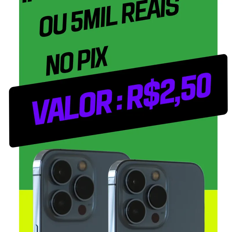 Imagem da campanha Rifa Iphone 15 PRO 128GB