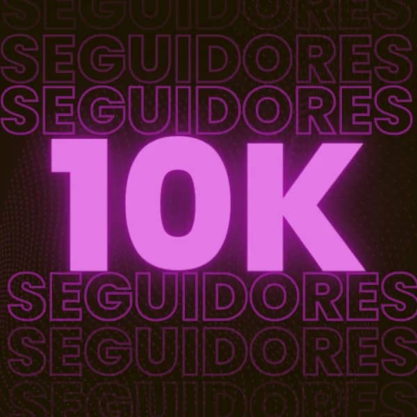 Imagem da campanha 10.000 seguidores para Instagram