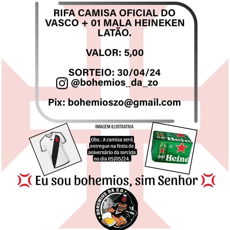 Imagem da campanha SORTEIO CAMISA OFICIAL + UMA MALA DE HEINEKEN