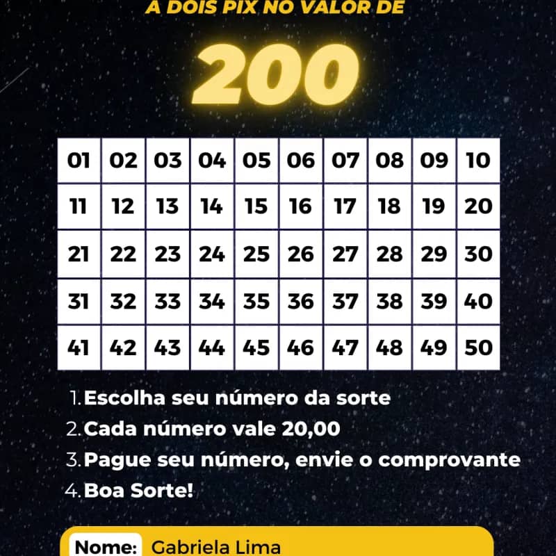 Imagem da campanha Pix premiado