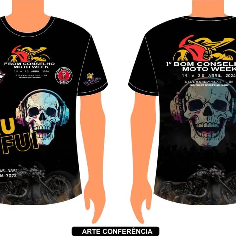 Imagem da campanha Rifa de 1 Camisa do evento Bom Conselho Moto Week