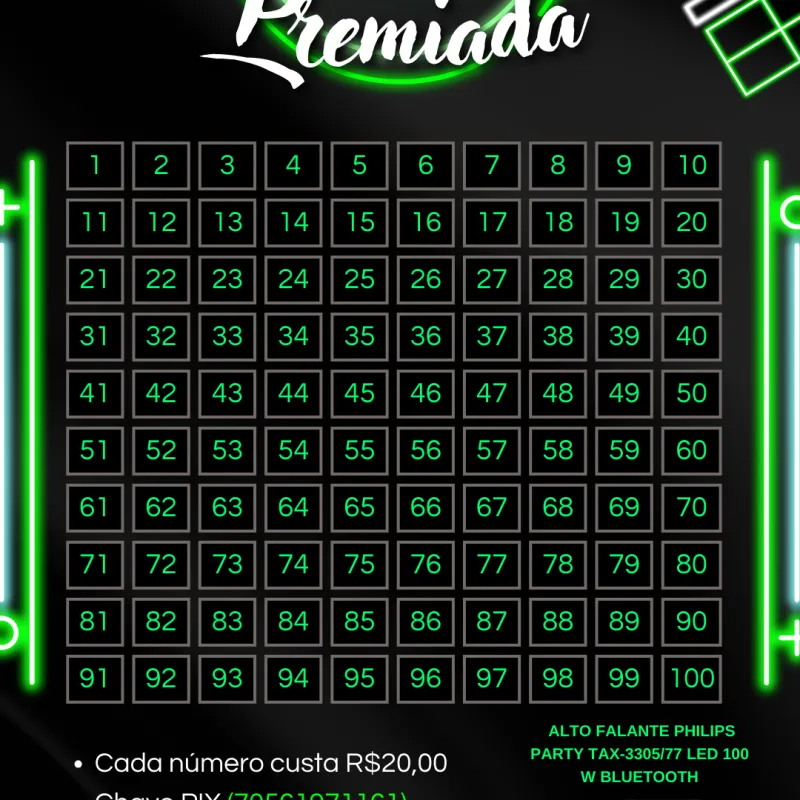 Imagem da campanha Rifá premiada