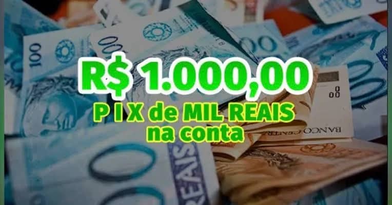 Imagem da campanha 🍀 PIX 1000 reais 🍀💰