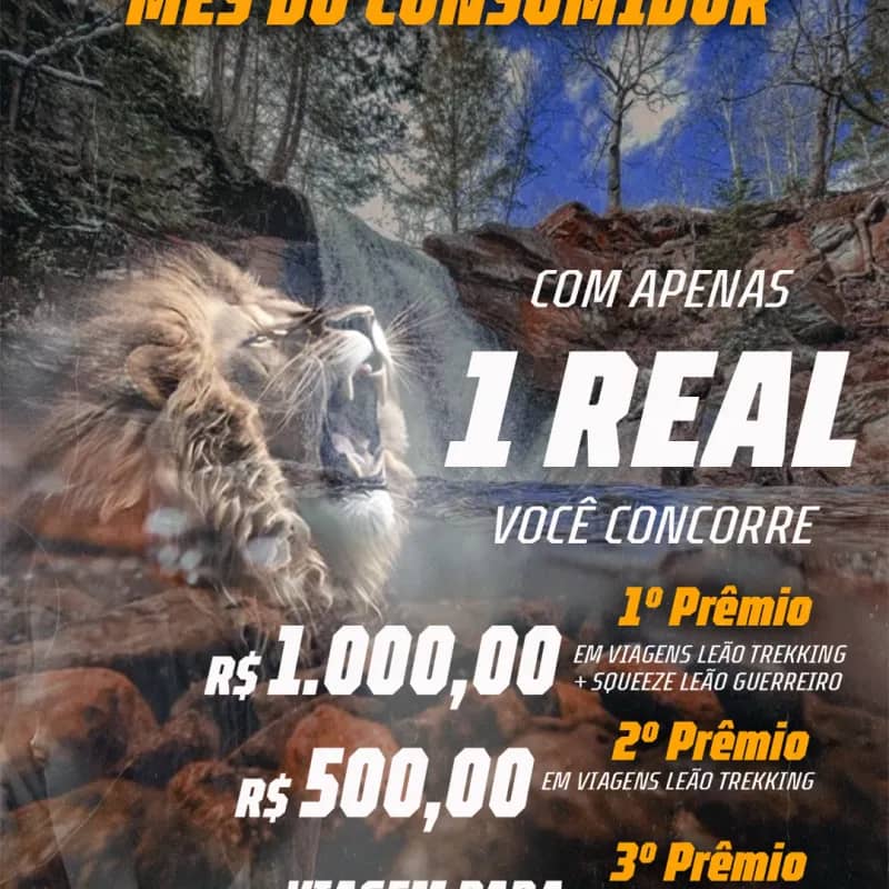Imagem da campanha ULTRA AÇÃO DO MÊS DO CONSUMIDOR LEÃO TREKKING