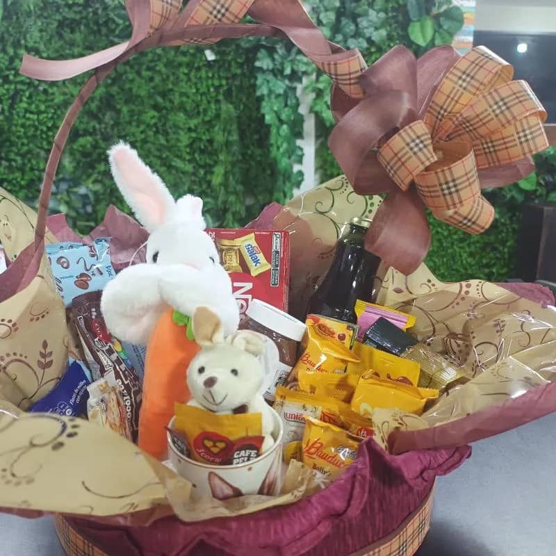 Imagem da campanha Rifa Cesta de café manhã de Páscoa arrecadação recursos financeiros para festa Junina Morumbi 1 Goiânia/GO.