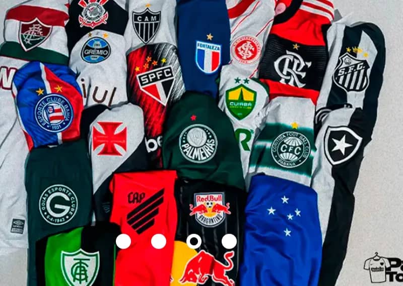 Imagem da campanha Ajude nosso projeto social e ganhe uma camisa oficial do seu time do coração.