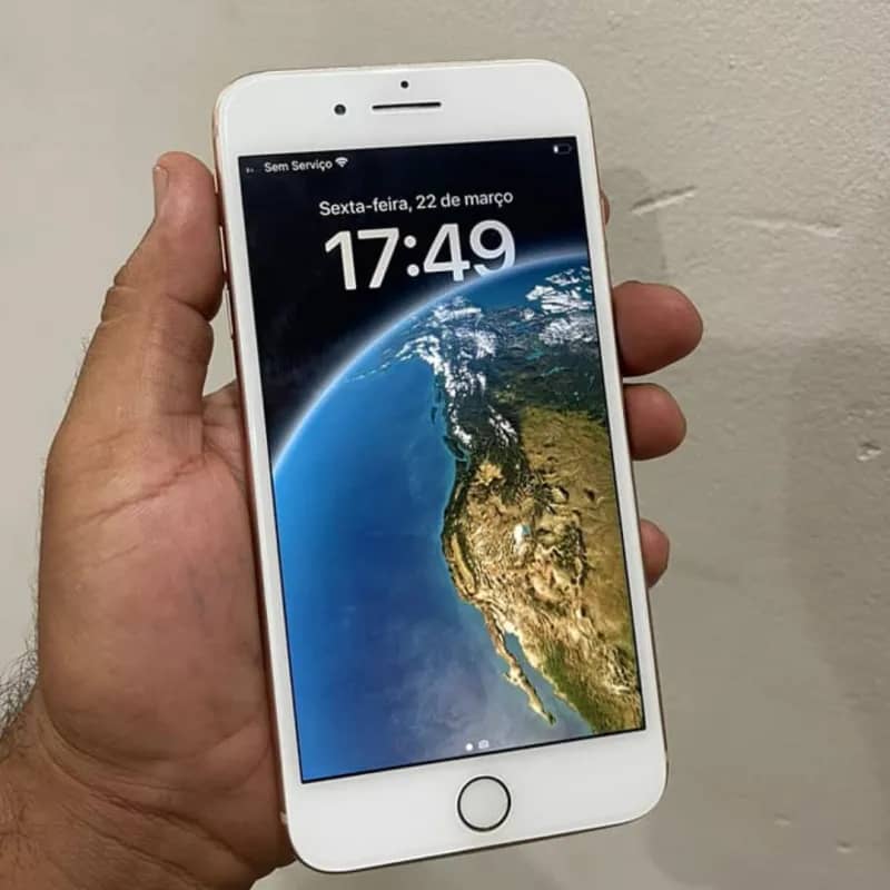 Imagem da campanha iPhone 8 plus