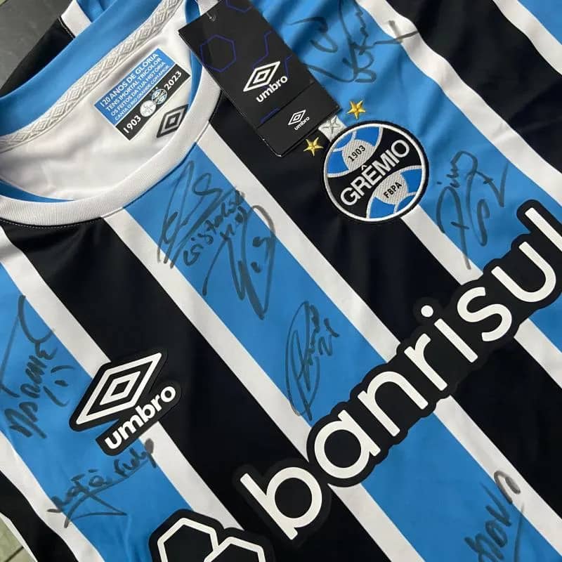 Imagem da campanha 2 CAMISAS GRÊMIO AUTOGRAFAS PLANTEL 2024