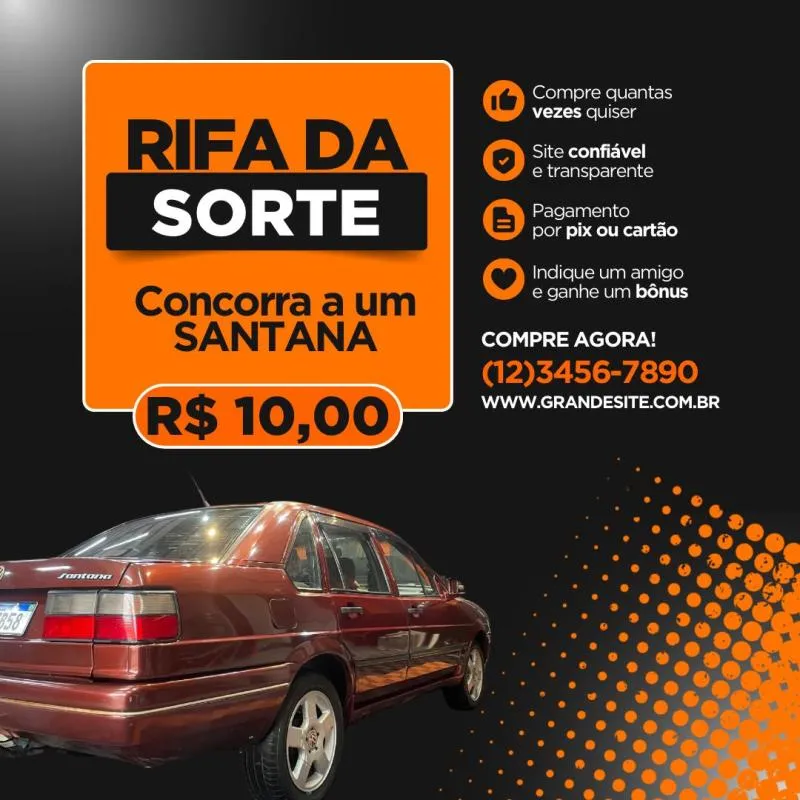 Imagem da campanha Rifa da Sorte Santana 2.0 MI 1997
