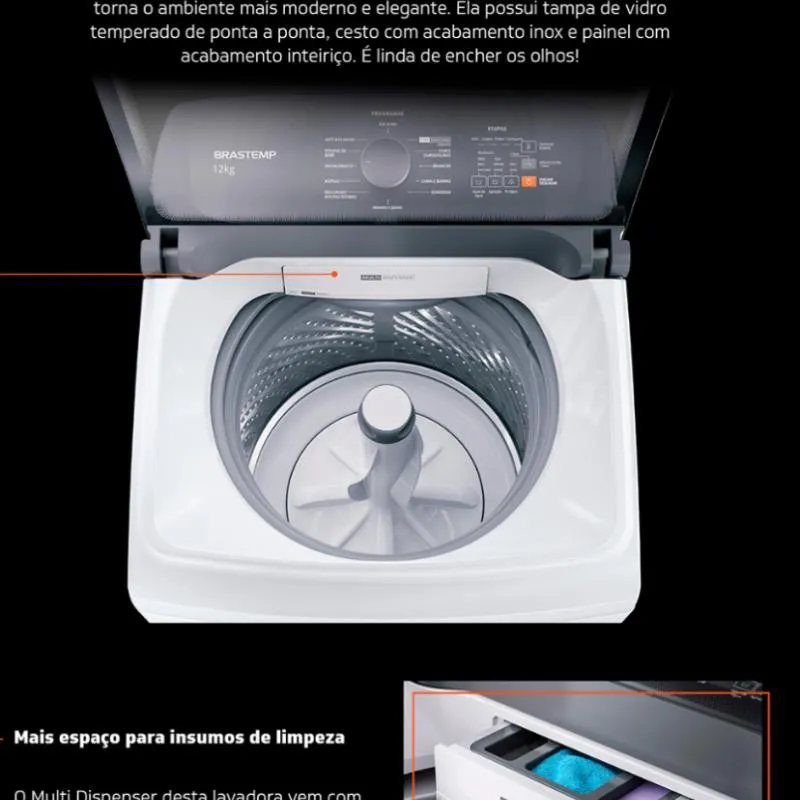Imagem da campanha Máquina de lavar Brastemp
