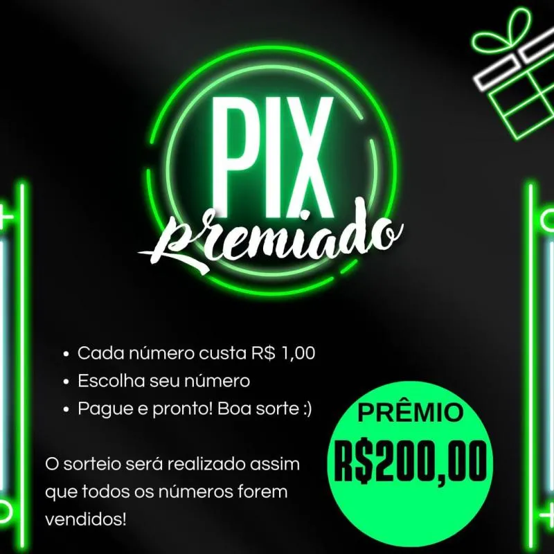 Imagem da campanha Pix Premiado