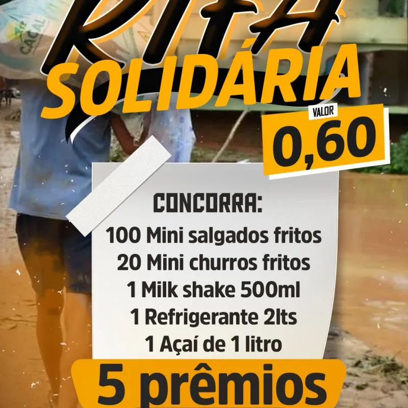 Imagem da campanha Rifa solidária (famílias afetadas pela enchente)