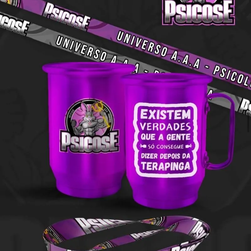 Imagem da campanha CANECA PSICOSE