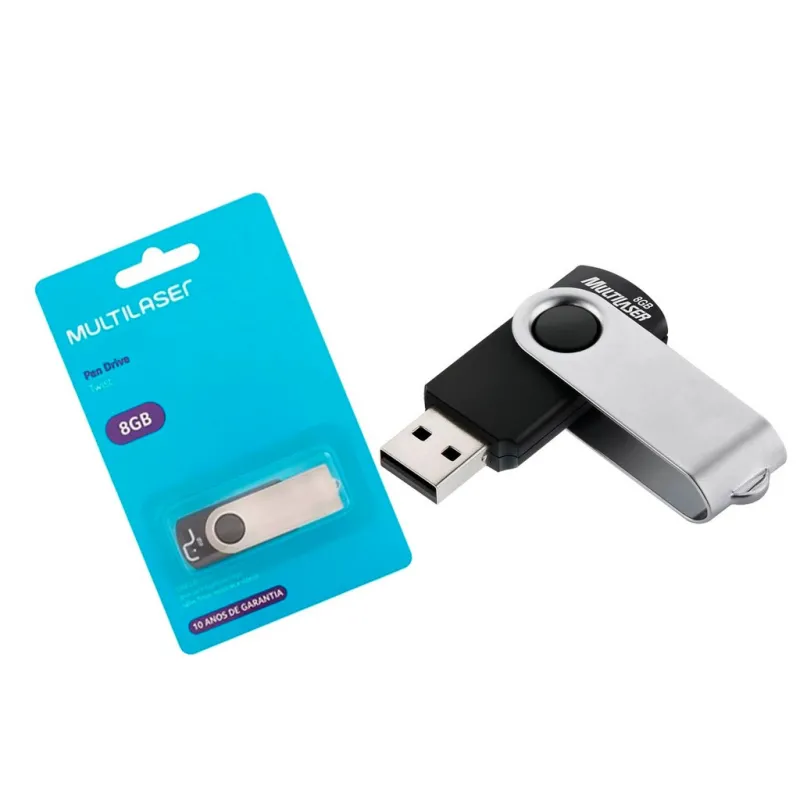 Imagem da campanha PENDRIVE MULTILASER 8GB
