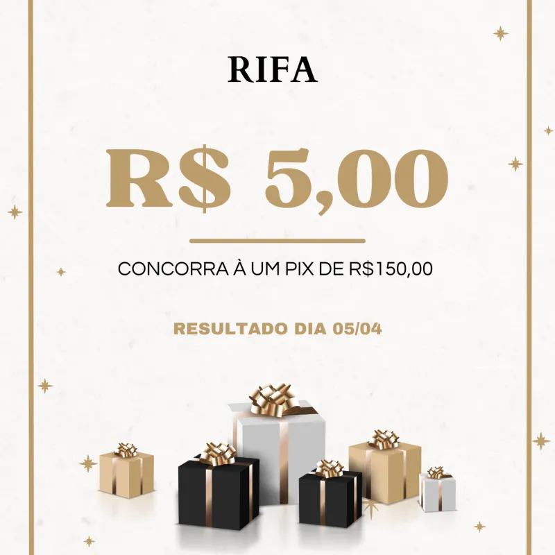 Imagem da campanha Rifa Relâmpago