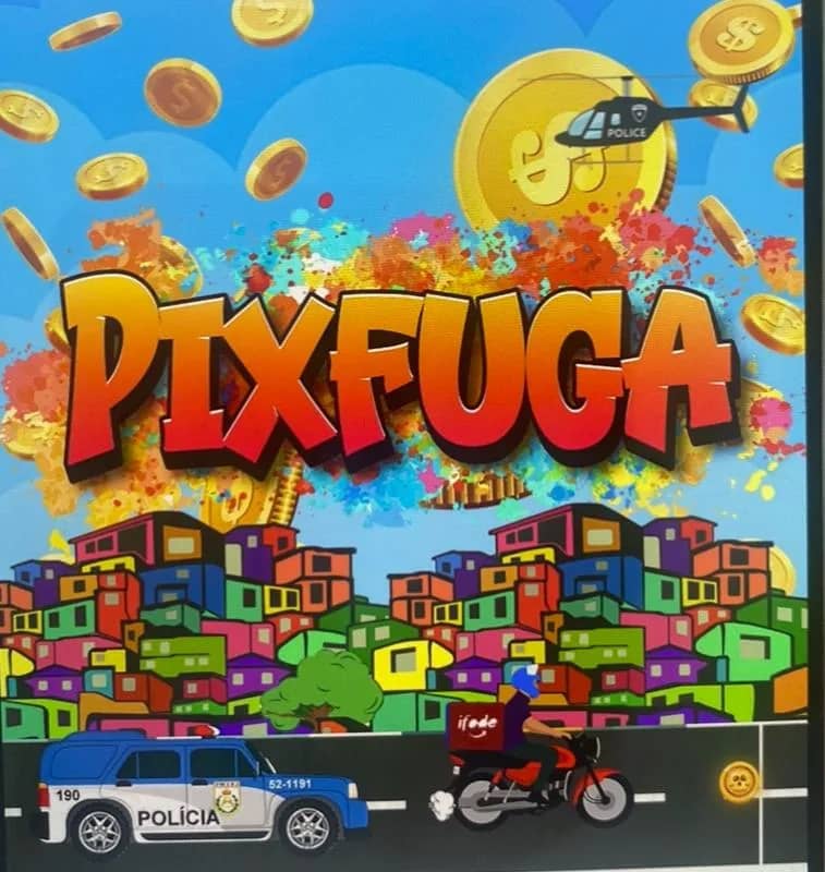 Imagem da campanha PIX FUGA