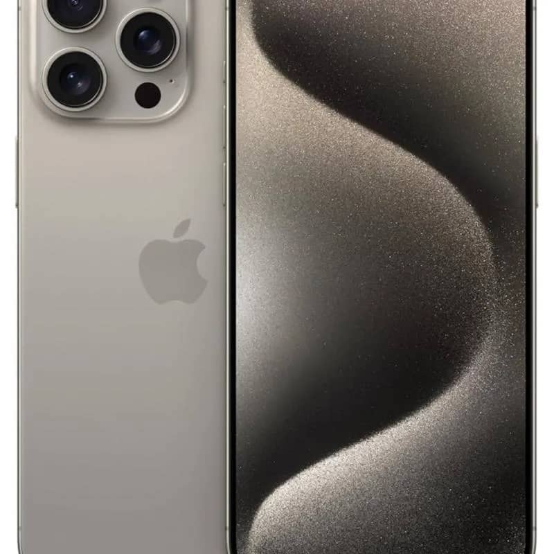 Imagem da campanha Um iPhone 15 Pró Max lacrado