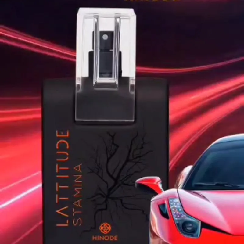 Imagem da campanha Hinode:2 perfumes,latitude stamina e origini