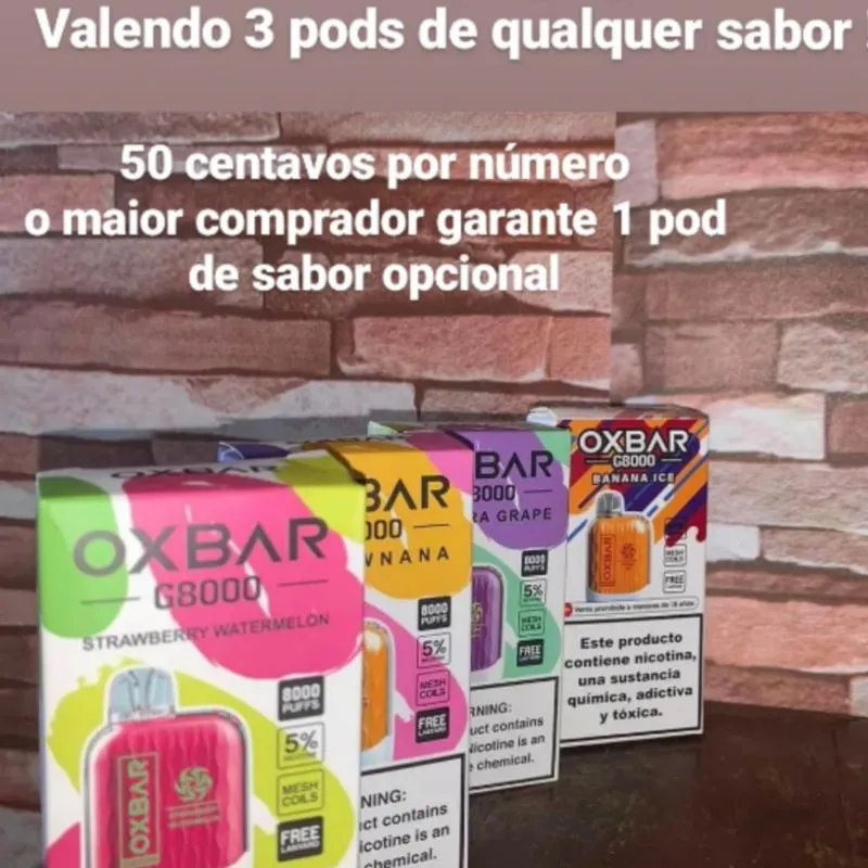 Imagem da campanha rifa valendo 3 pods🔥🔥