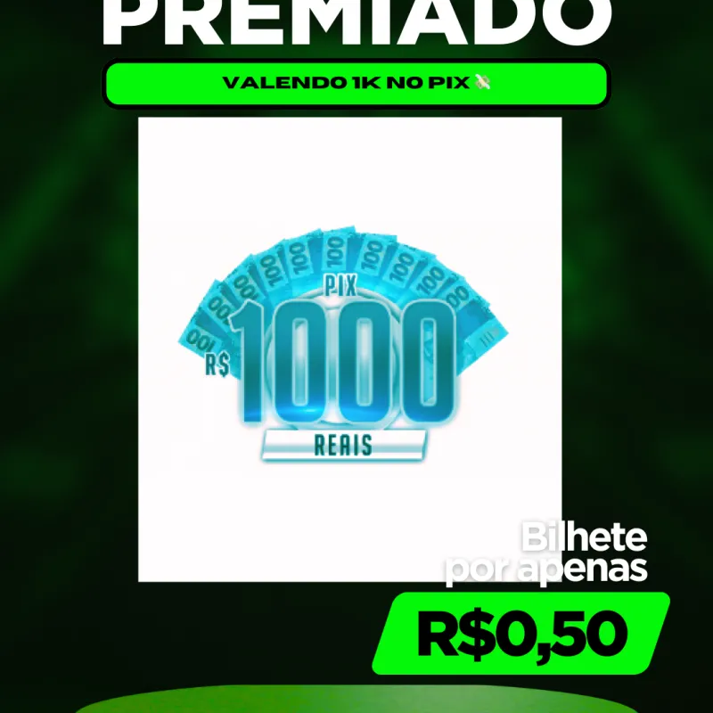 Imagem da campanha 1K no pix por $0,50