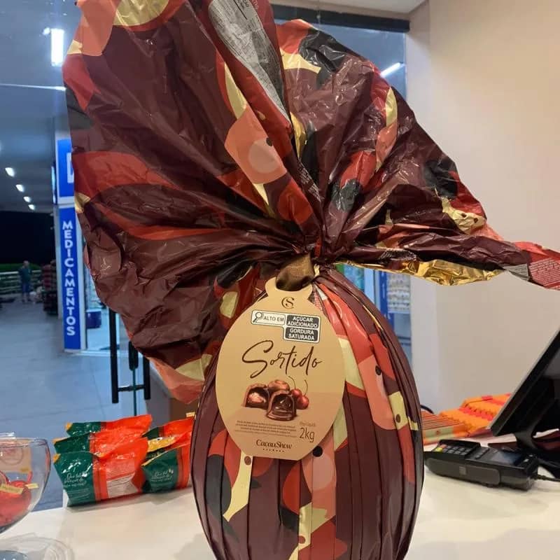 Imagem da campanha Ovo Cacau Show