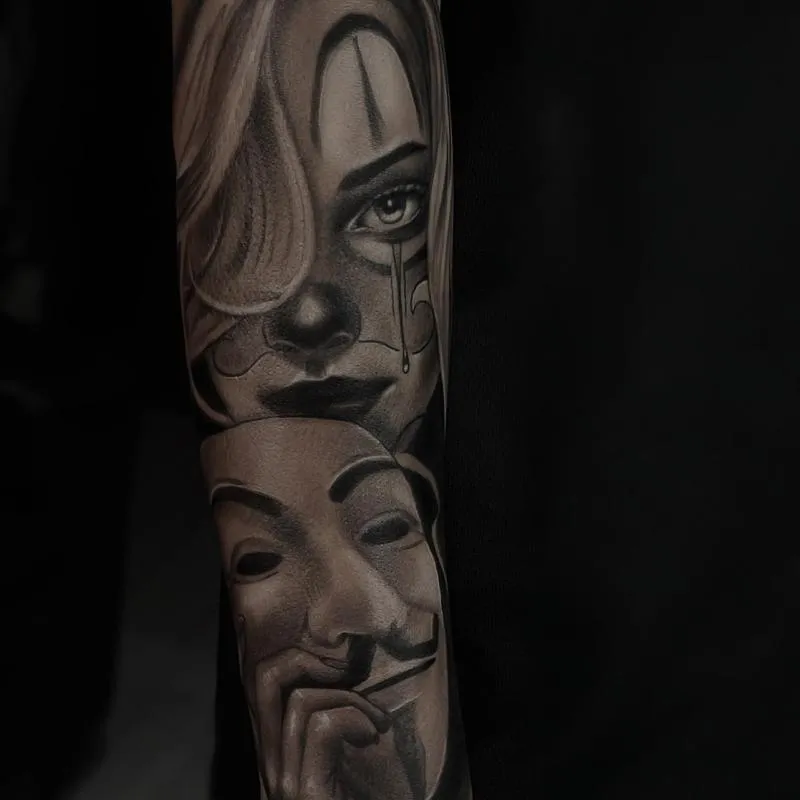 Imagem da campanha TATTOO fechamento de braço completo