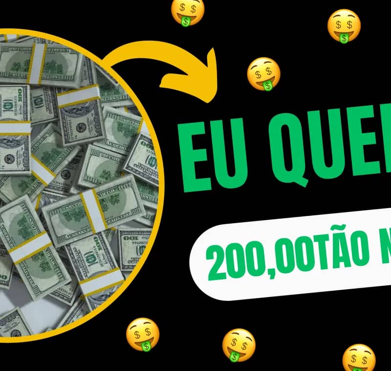 Imagem da campanha EU QUEROOO 200TÃO