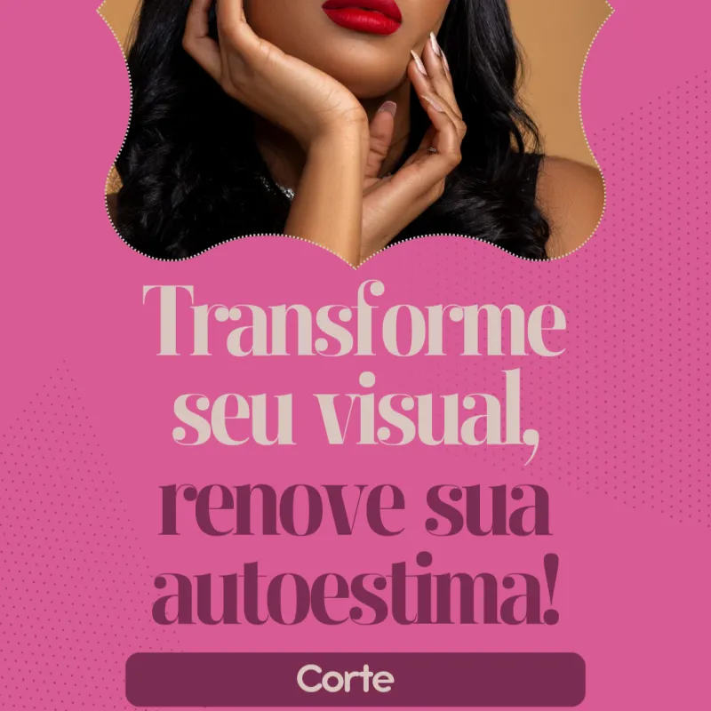 Imagem da campanha DIA Da BELEZA (PROGRESSIVA , HIDRATAÇÃO E ESCOVA ) OU  (HIDRATAÇÃO, BOTOX E  CORTE )
