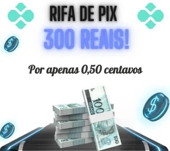 Imagem da campanha Prêmio 300 no Pix