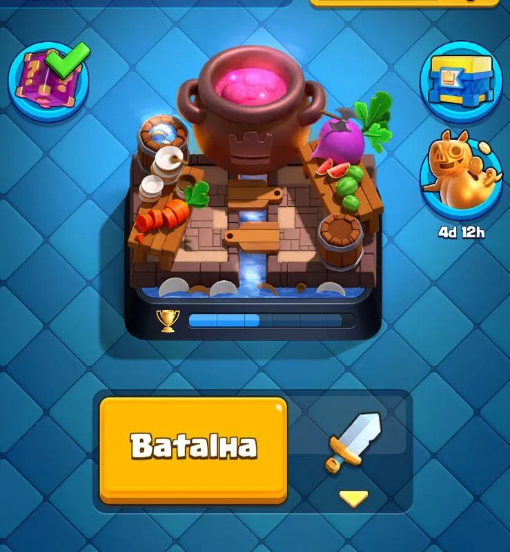 Imagem da campanha conta de clash royale