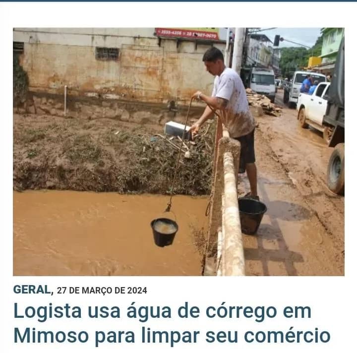 Imagem da campanha Ajuda ao nosso amigo Virque devido as fortes chuvas na cidade de Mimoso do Sul.