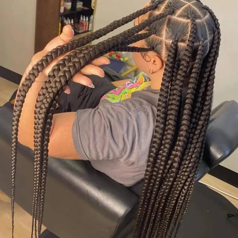 Imagem da campanha Knotless braids