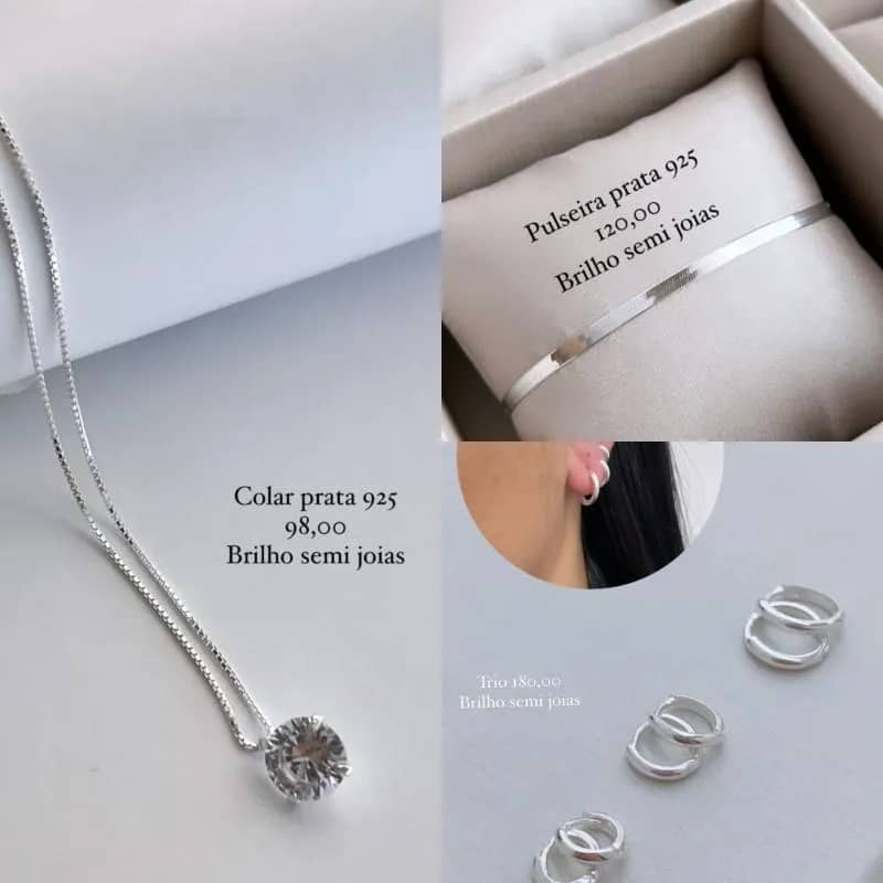 Imagem da campanha Conjunto prata 925