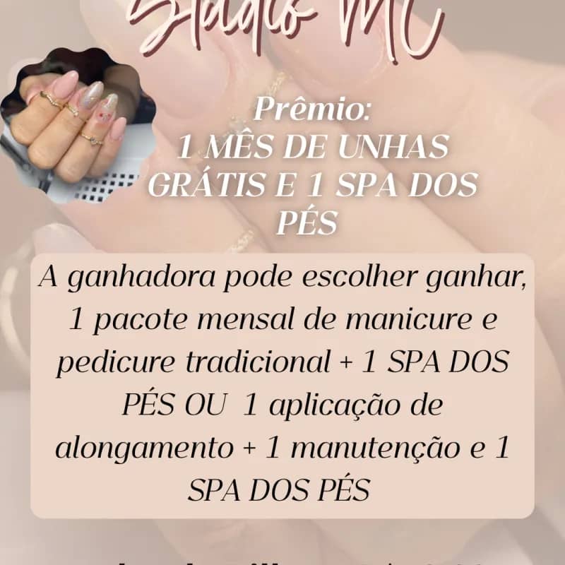 Imagem da campanha Rifa do Studio MC