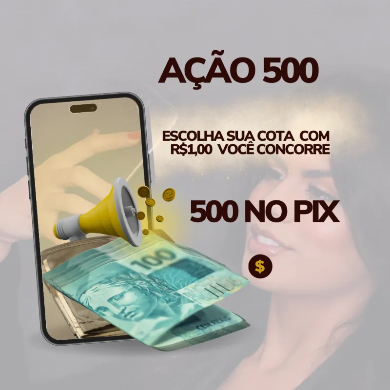Imagem da campanha AÇÃO 500