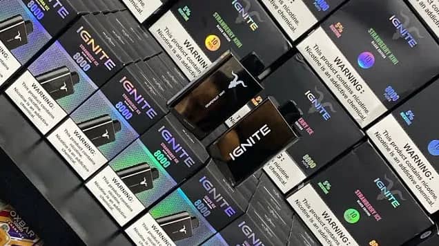 Imagem da campanha 50 PODS IGNITE 8K PUFF ou R$4.000 no pix!