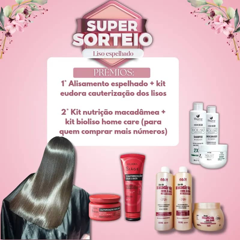 Imagem da campanha Rifa Alisamento espelhado ✨️
