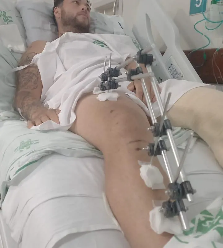 Imagem da campanha Murilo precisa de fisioterapia