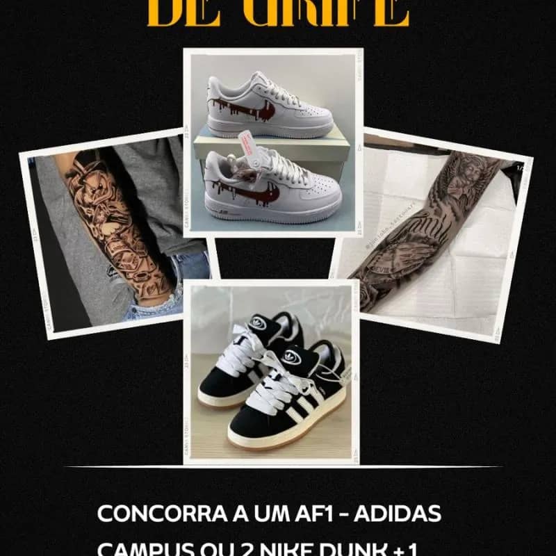 Imagem da campanha RIFA DE GRIFE