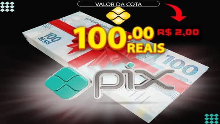 Imagem da campanha 100 REAIS NO PIX 🤑🤑
