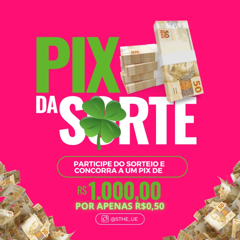 Imagem da campanha 1.000 NO PIX! 🚀