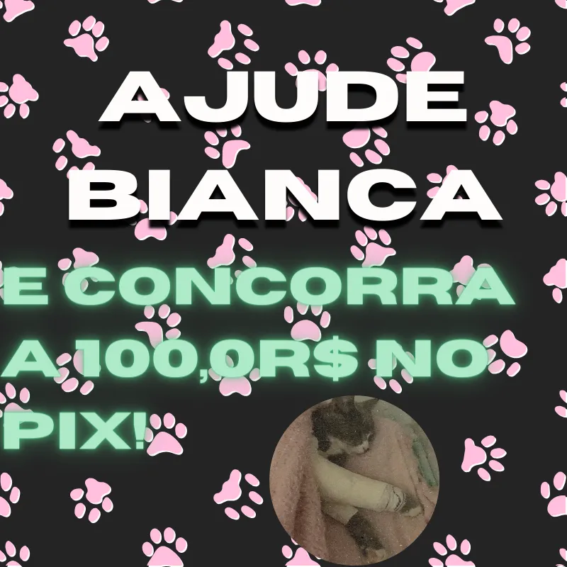 Imagem da campanha Ajude Bianca! Concorra a 100,0R$ no Pix!