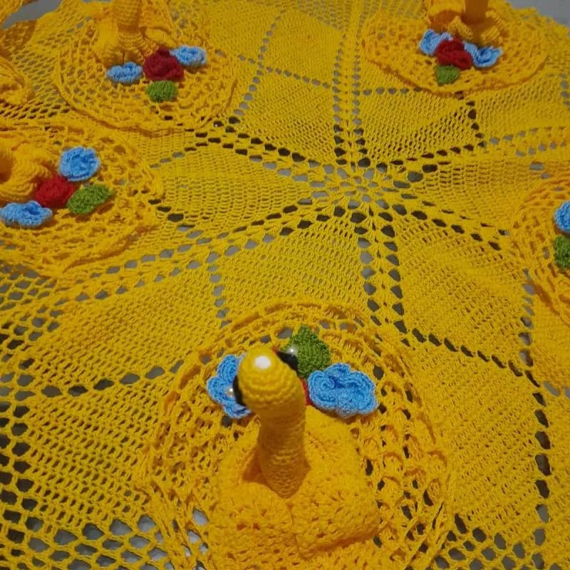 Imagem da campanha Jogo de Patinhos de Crochê